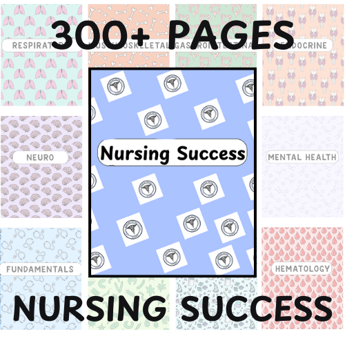 A Nurse's Study Notes (Full Bundle)